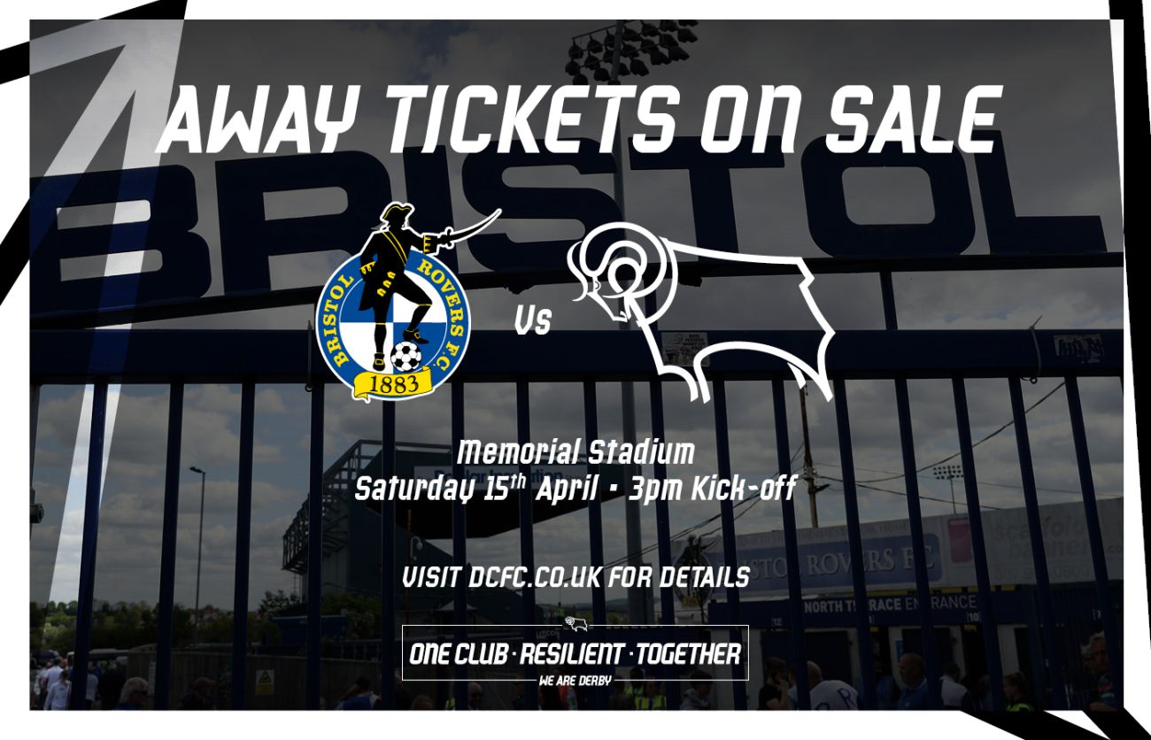 Ticket Information: Bristol Rovers (A) - Blog - Derby County